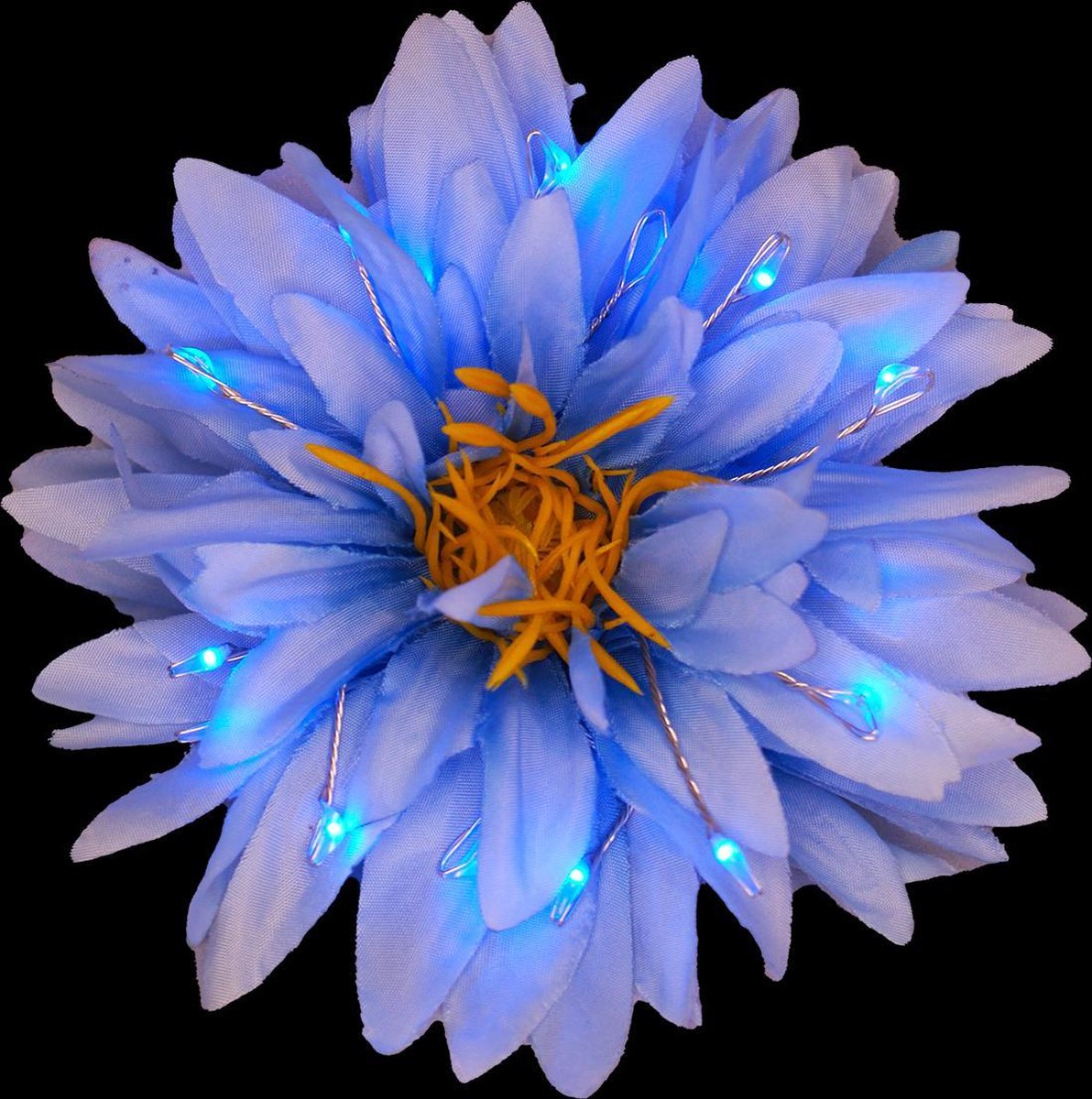 LED Chrysantbloem Blauw